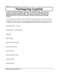 Thanksgiving Cryptolist #02